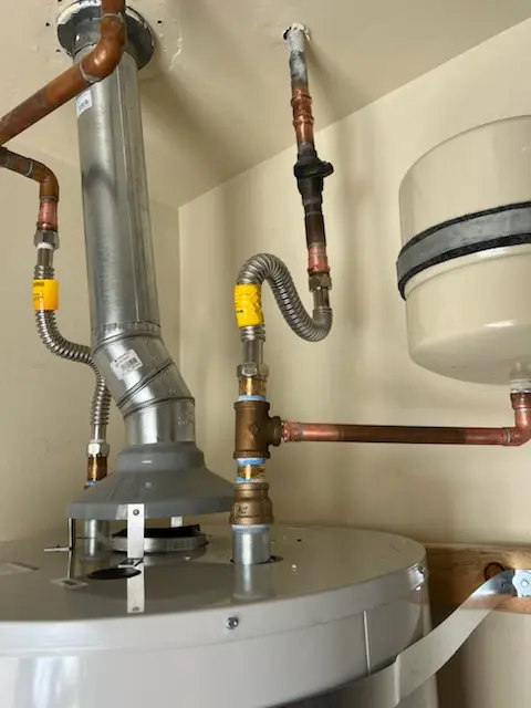 Water heater installation and plumbing repair in Morris